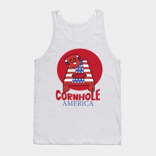 Cornhole Sport America Tank Top